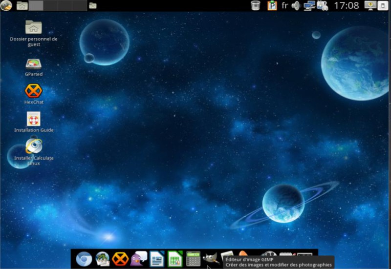 Le Dock de Calculate Linux