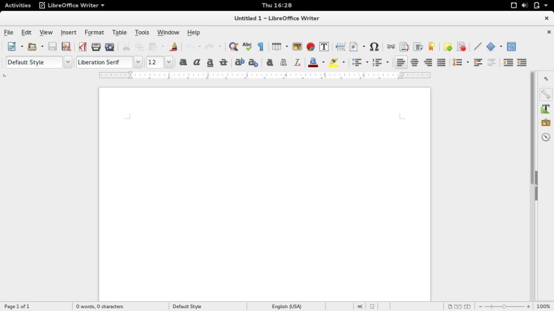 Fedora libreoffice 5