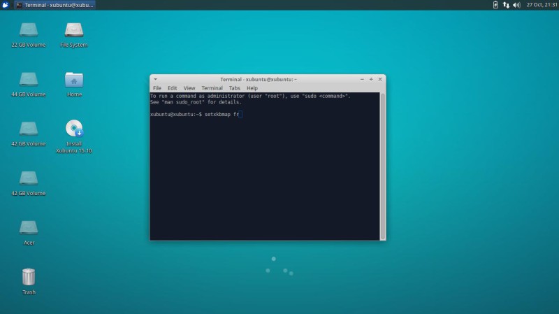 Xubuntu le terminal