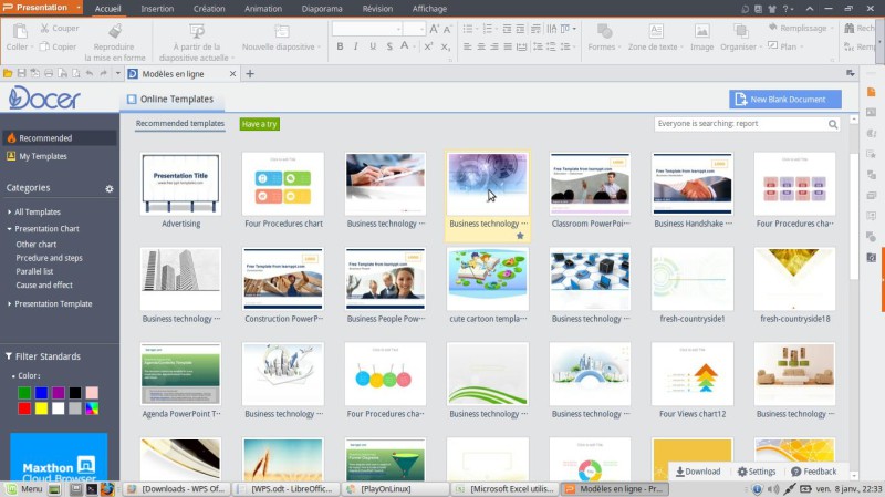 Présentation wps office