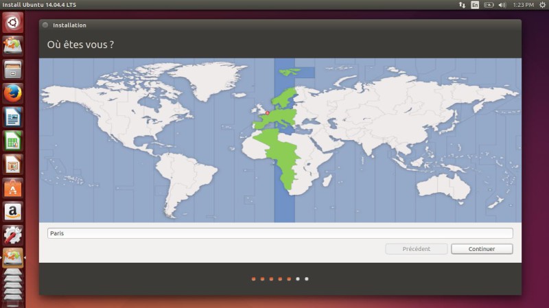 Ubuntu fuseau hoaraire