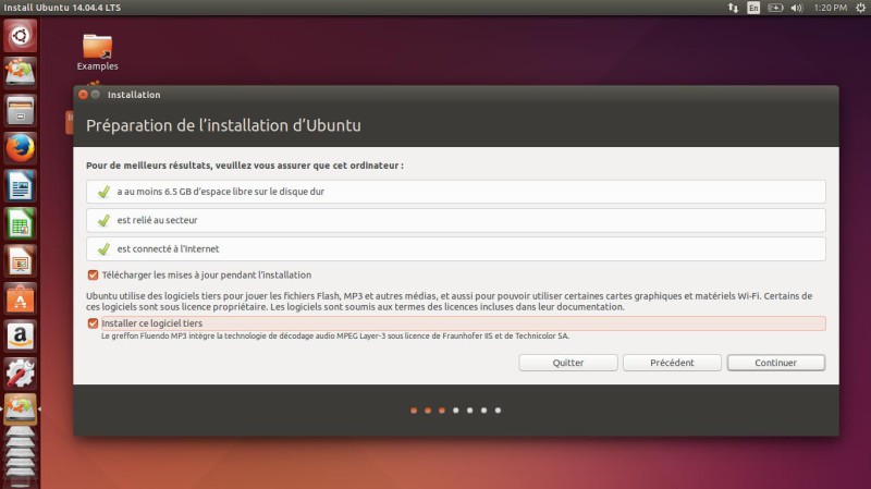 Préparation '4ubuntu à l'installation