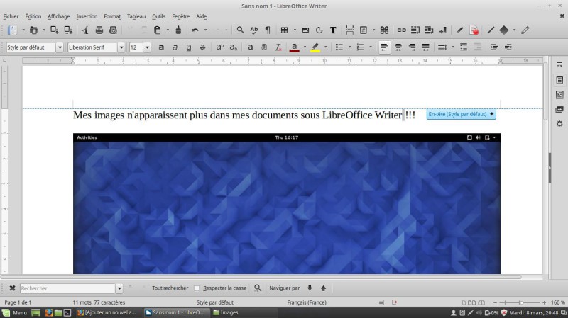 LibreOffice Writer images
