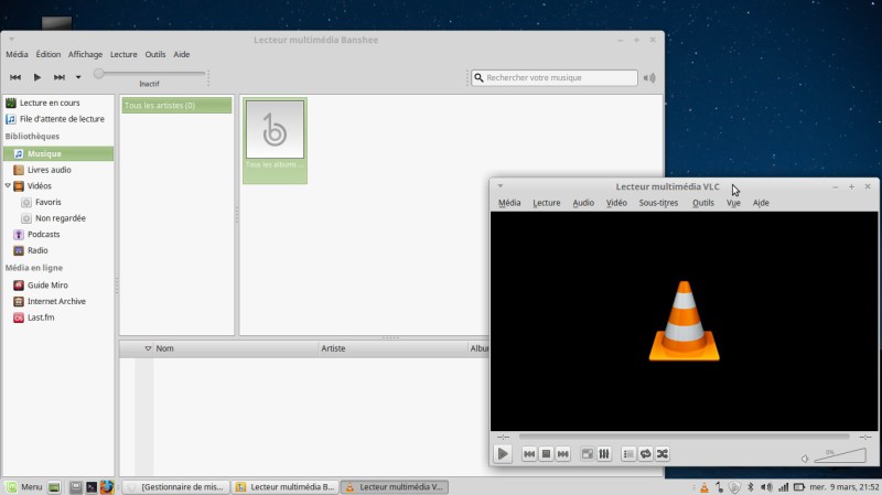 Linux Mint Mate multimédias
