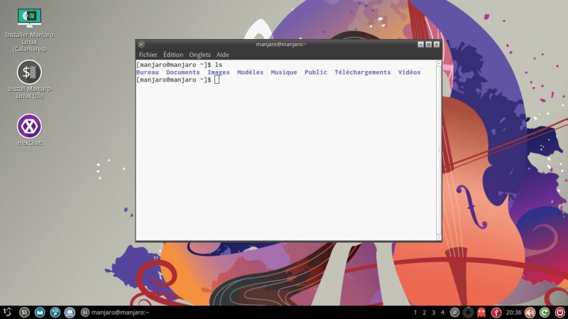 Manjaro terminal lxqt