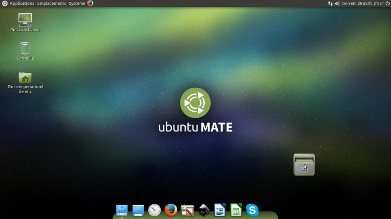 Supprimer une icône du Dock Ubuntu Mate