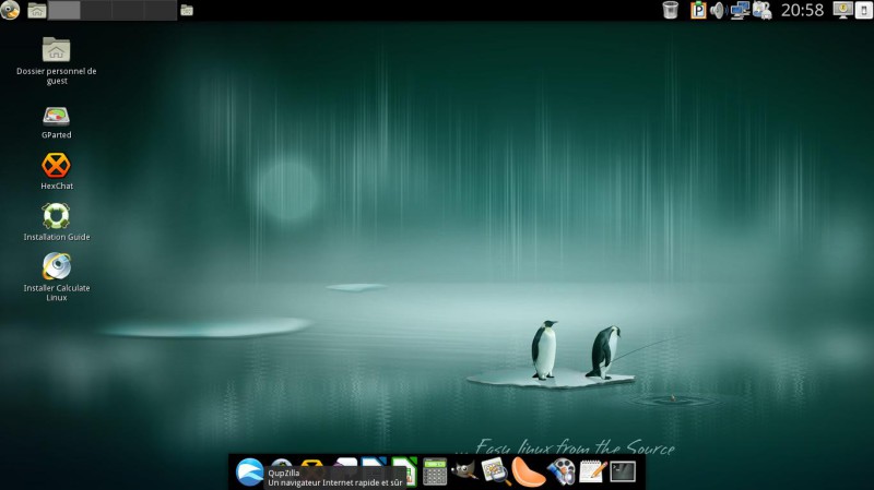 Calculate Linux 15.17 fond d'écran