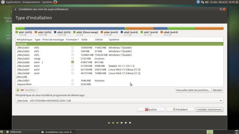 Installation d'Ubuntu Mate