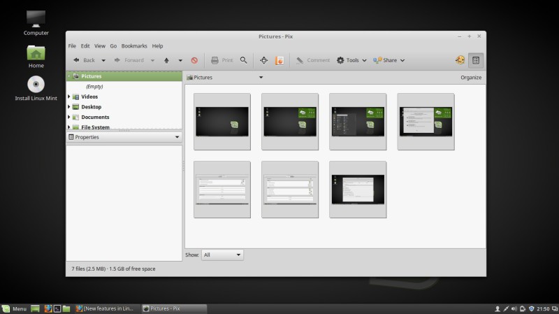 Linux Mint 18 Pix