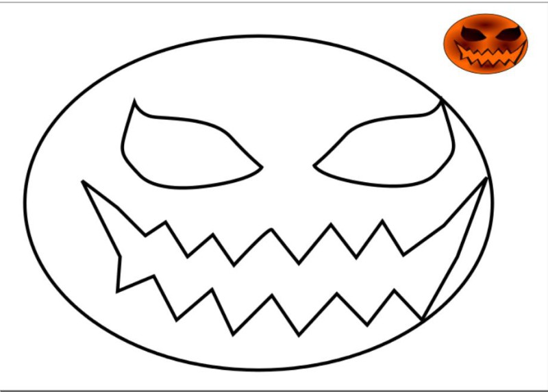 Ma citrouille Halloween sous Inkscape et Linux