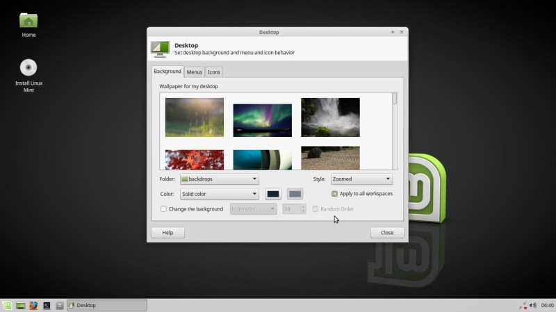 Linux Mint fond d'écran