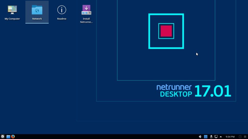 Netrunner 17.01 KDE PLASMA