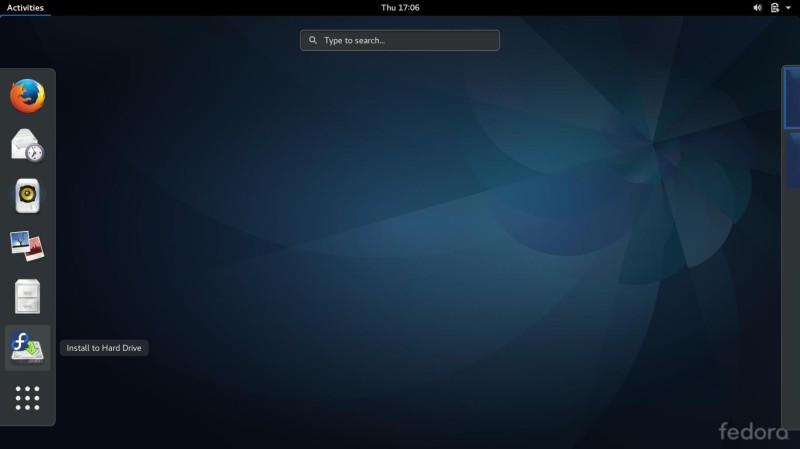 Fedora 25 Gnome