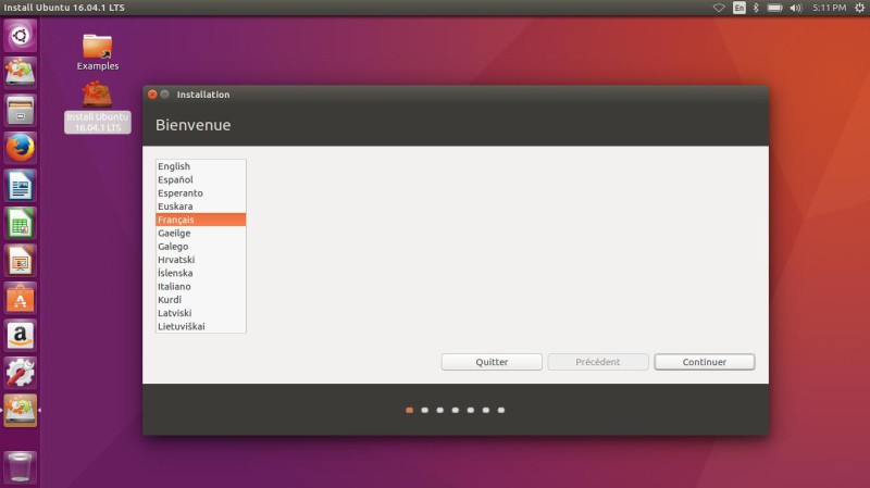 Ubuntu en français