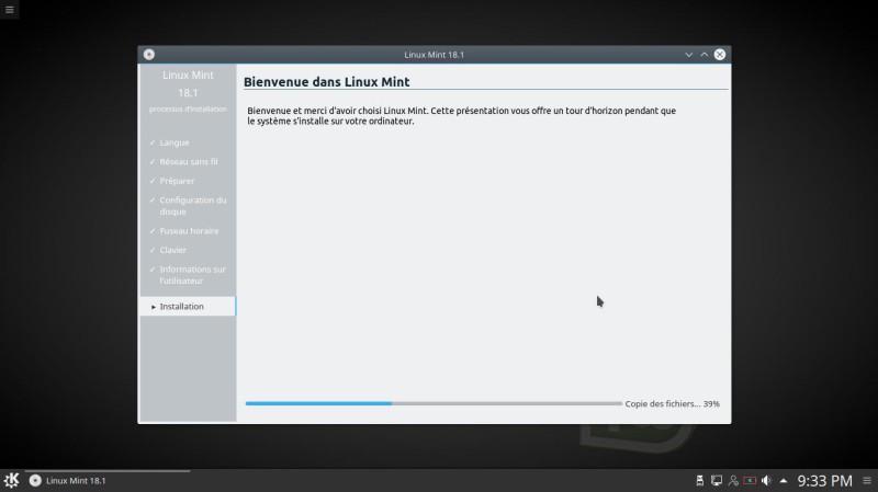 Linux Mint KDE installation