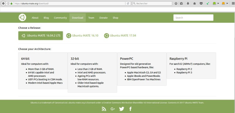 Site Ubuntu Mate Download