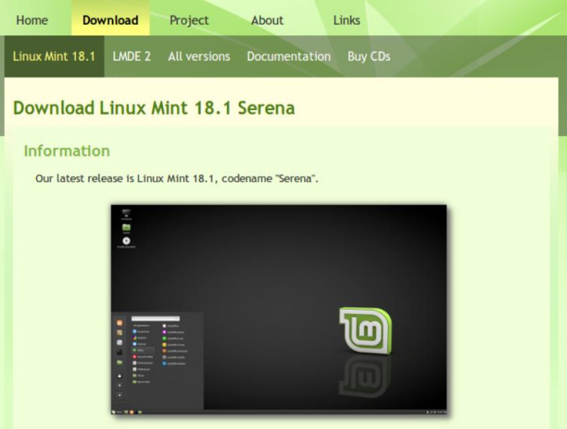 Téléchargement Linux Mint