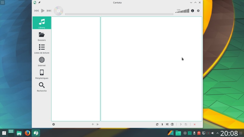 Sous Majaro KDE Cantata pour l'audio