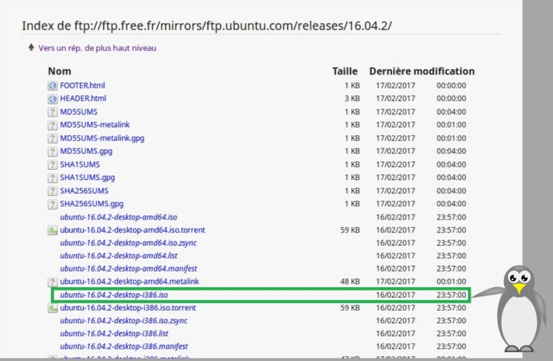 Ubuntu 32bits étape 2