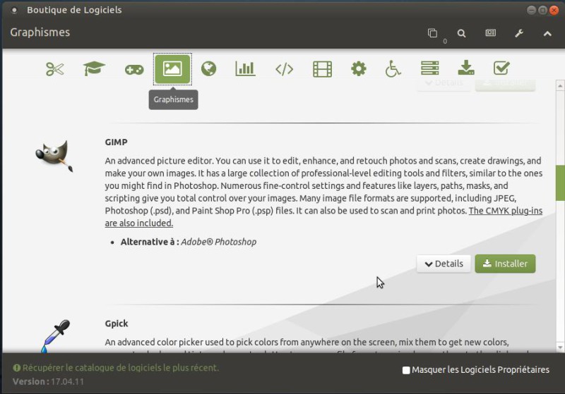 Installer Gimp Ubuntu Mate