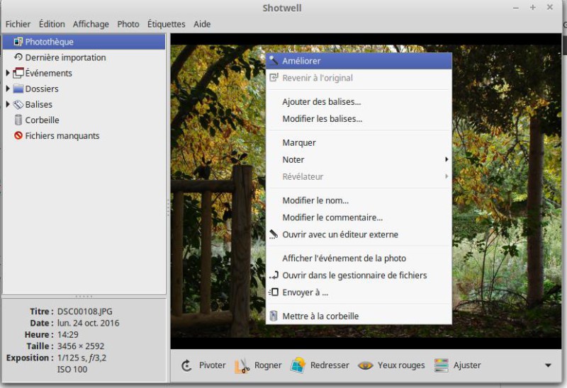 Shotwell améliorer