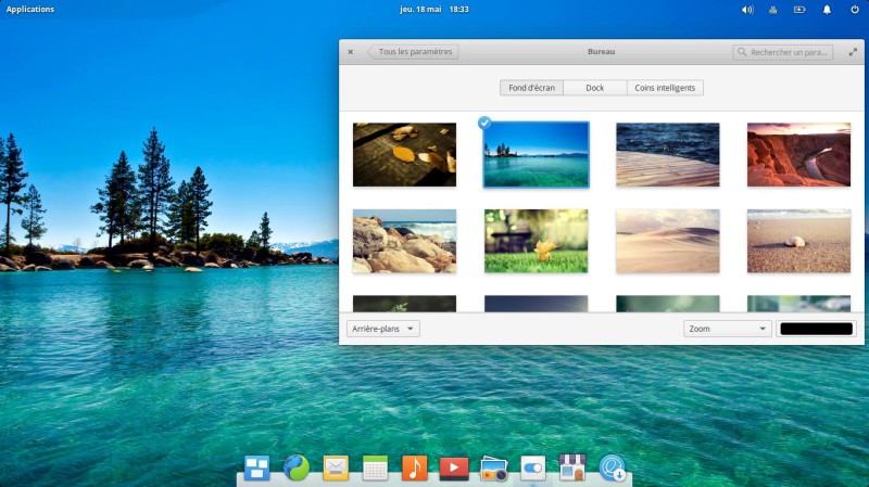 Changer le fond d'écran d'ElementaryOS