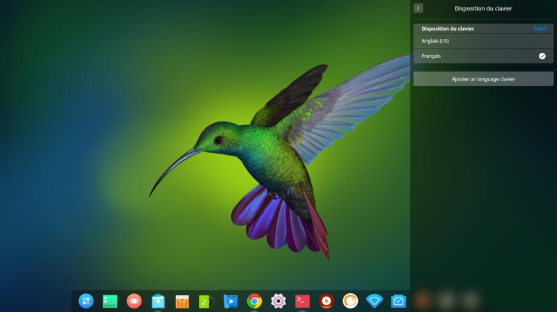 Disposition clavier français Deepin