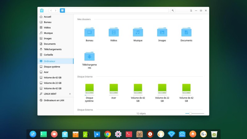 Fichiers Deepin