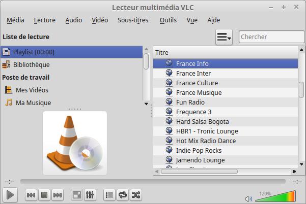 Liste de radios VLC