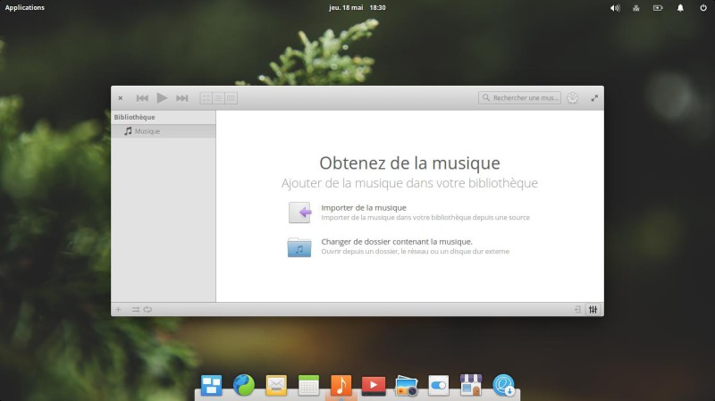 Elementary OS Musique