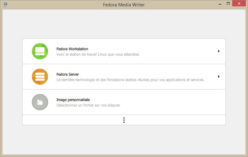 Installateur Fedora