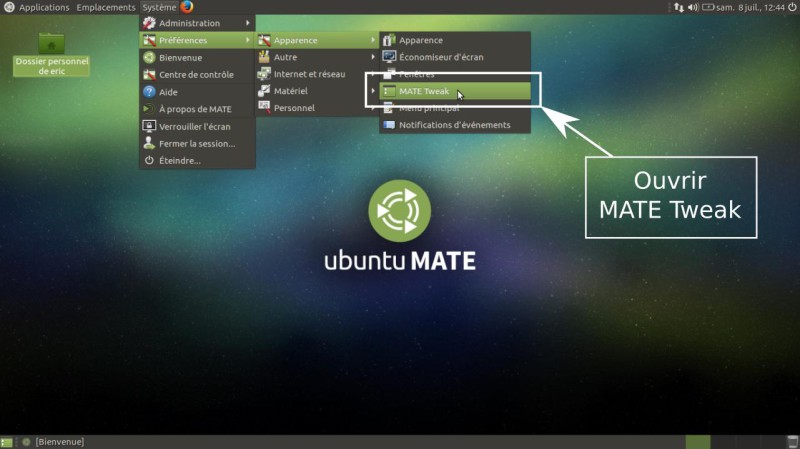 Ubuntu Mate Tweak