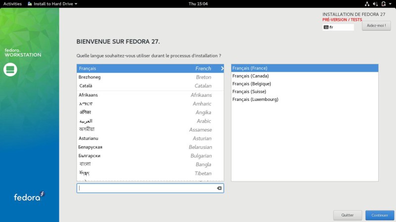 Fedora 27 Beta