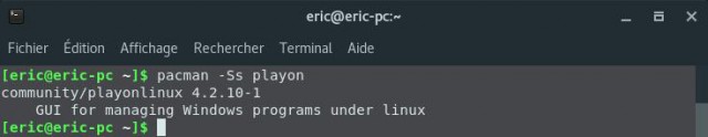 pacman playonlinux