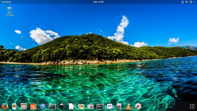 Ubuntu 17.10  le dock