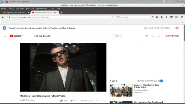 Xubuntu youtube