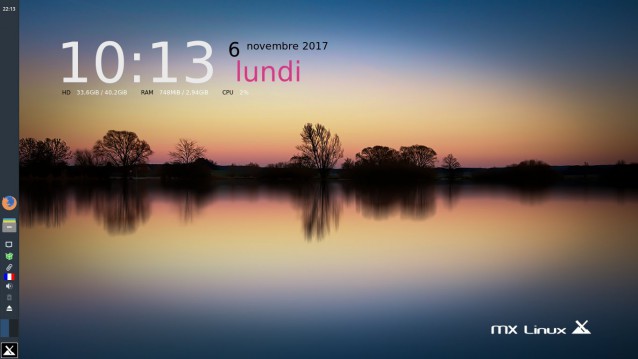 Fond d'écran MX Linux 17 Beta 1