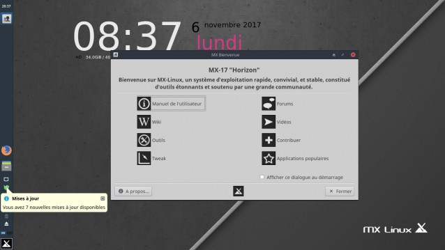 MX Linux 17 beta 1