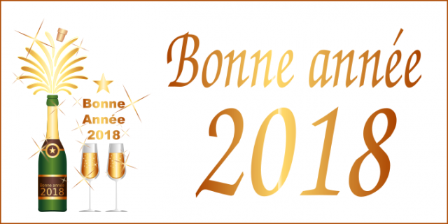 Carte de bonne année 2018