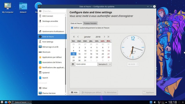 Configuration du système