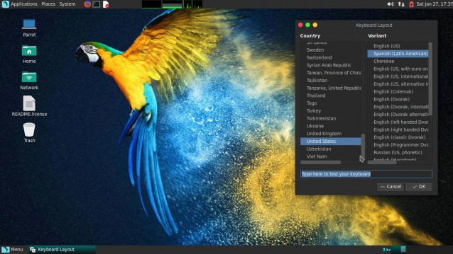 Parrot Linux