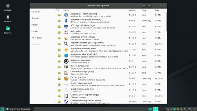 Gestionnaire de paquets Manjaro