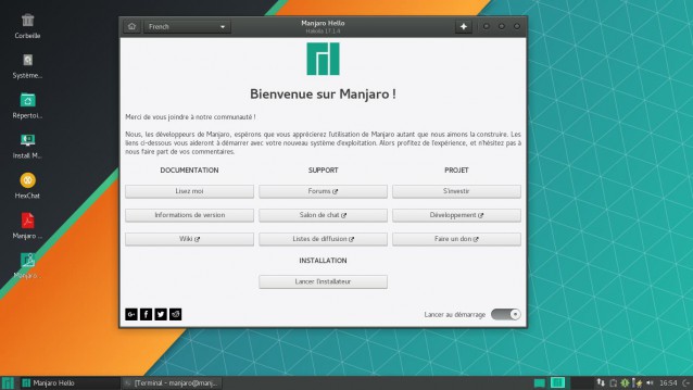 Manjaro xfce