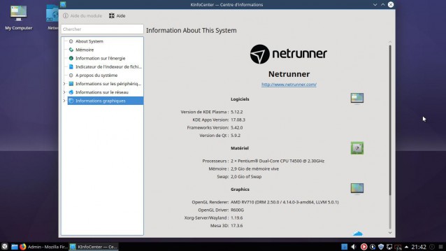 NetRunner kinfocenter