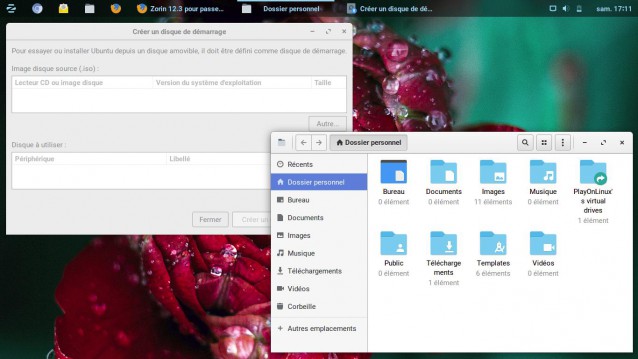 Zorin créateur de clef usb