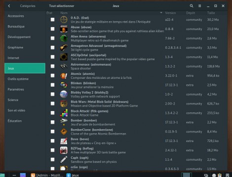 Jeux sous Manjaro