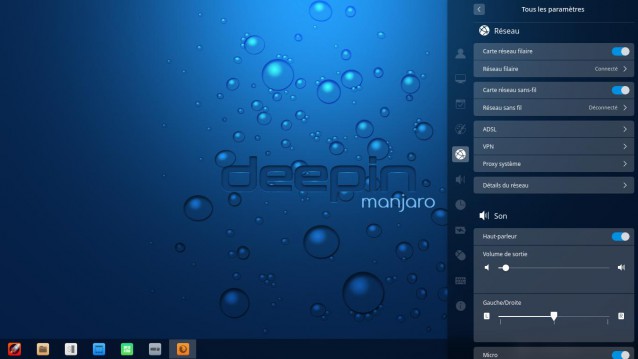 Manjaro Deepin en réseau