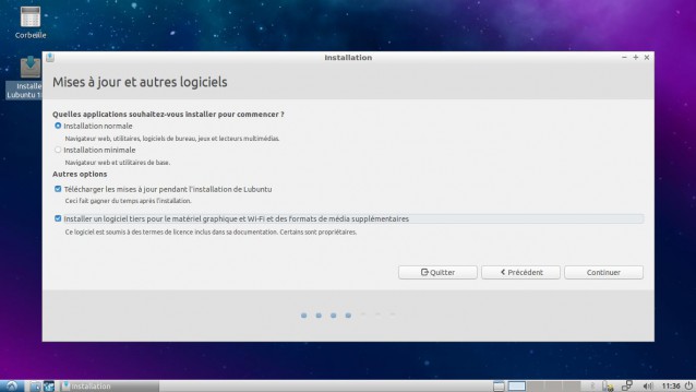 Choix instllation Lubuntu