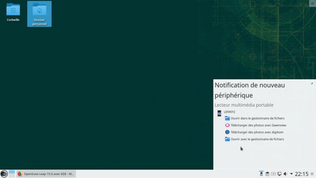 Mon téléphone sous OpenSuse