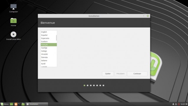 Linux Mint 19 installation en français